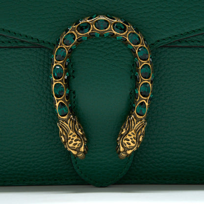 Gucci Small Dionysus Bag Green Multicolour Hardware
