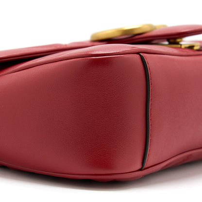 Gucci Small GG Marmont Bag Red