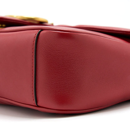 Gucci Small GG Marmont Bag Red