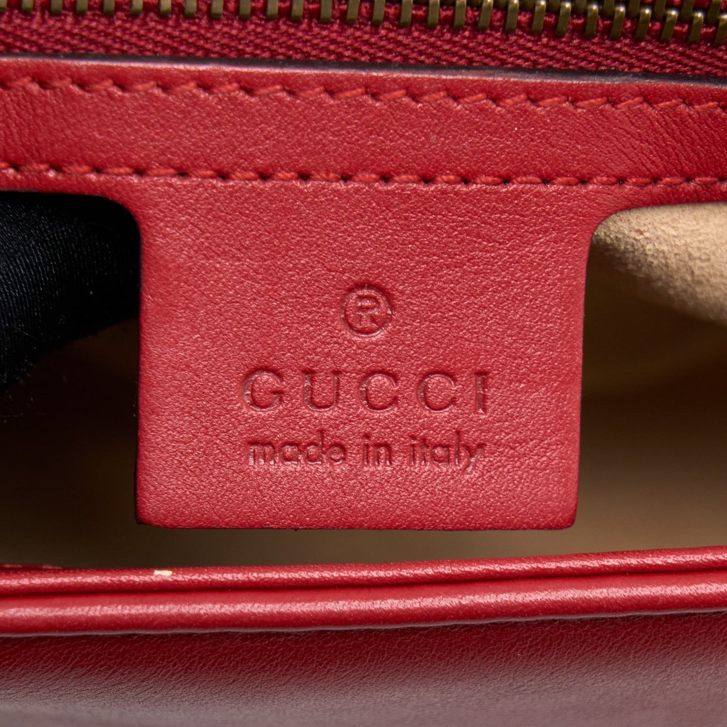 Gucci Small GG Marmont Bag Red