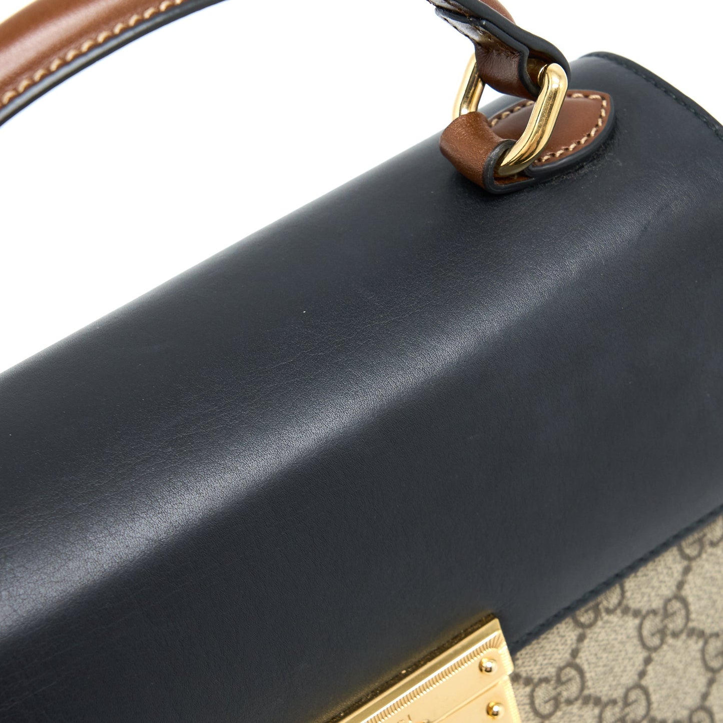 Gucci Padlock GG Supreme Top Handle Bag