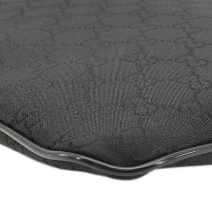GUCCI GG Monogram Nylon Messenger Bag Black 449184