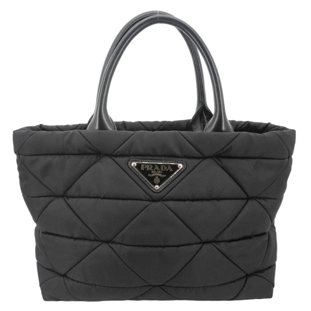 PRADA Padded Re-Nylon Tote Bag  Black