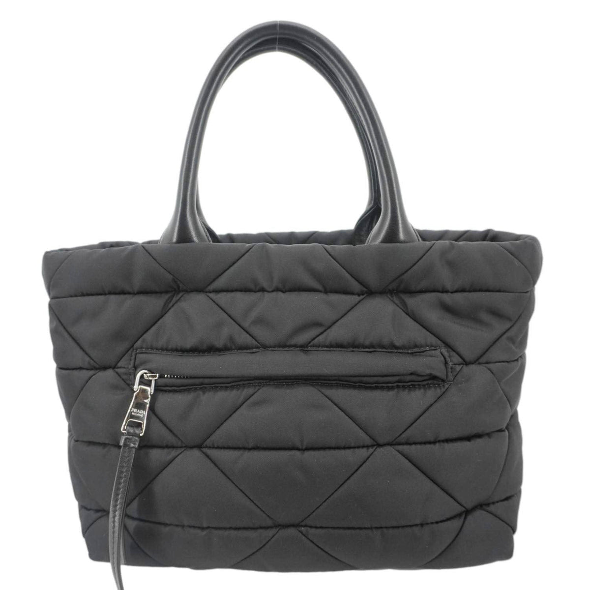 PRADA Padded Re-Nylon Tote Bag  Black