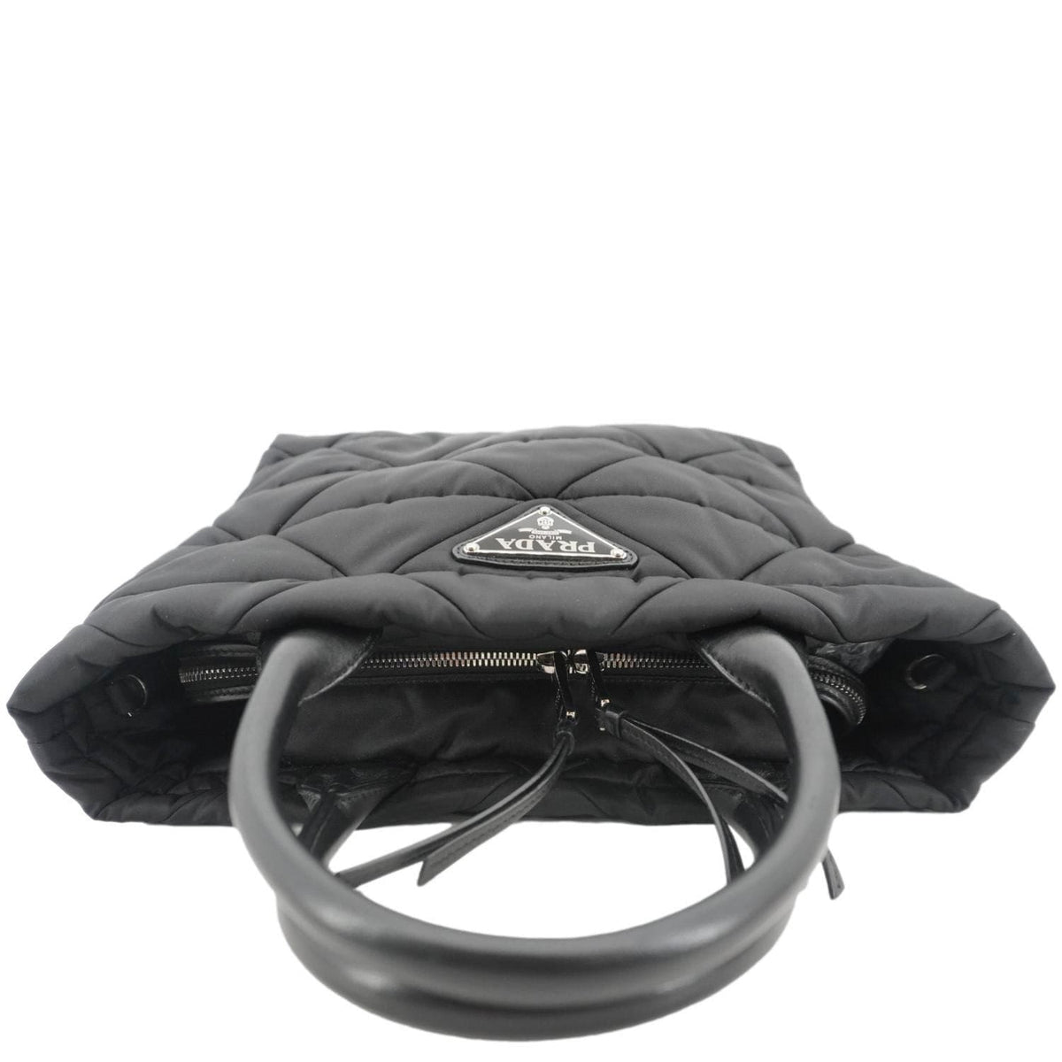 PRADA Padded Re-Nylon Tote Bag  Black