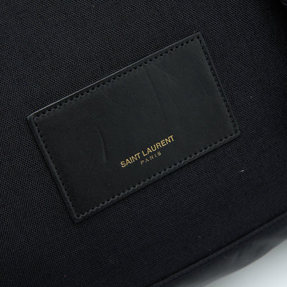 Saint Laurent/YSL City Backpack Nylon Black SHW
