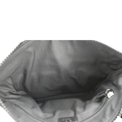 GUCCI GG Monogram Nylon Messenger Bag Black 449184