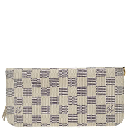 LOUIS VUITTON Insolite Damier Azur Wallet White