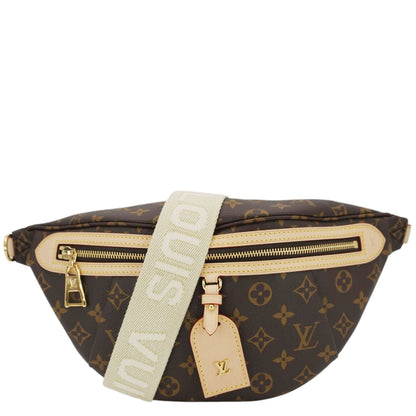 LOUIS VUITTON High Rise Monogram Canvas Bumbag Brown
