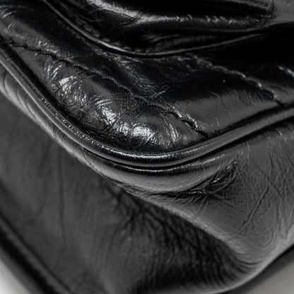 Saint Laurent/YSL Medium Niki Chain Bag Vintage Calfskin Black SHW