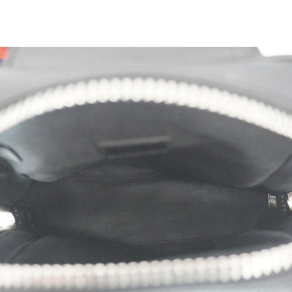 GUCCI GG Supreme Canvas Belt Bag with Zip Pocket Black 478325