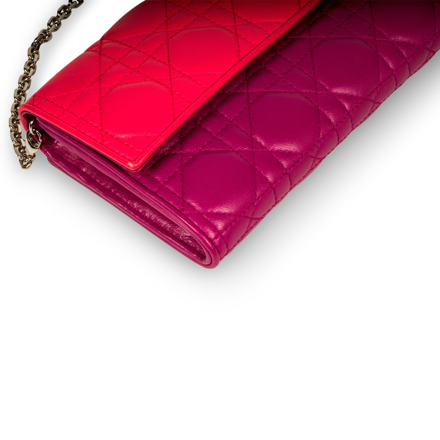 Christian Dior Tri-colour Wallet on Chain