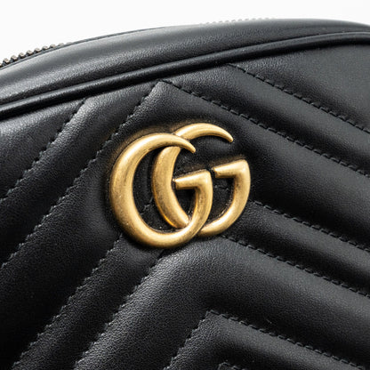 Gucci GG Marmont Matelasse Mini Bag Calfskin Black