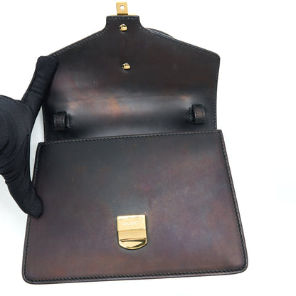 Gucci Mini Top Handle Sylvie Bag Black