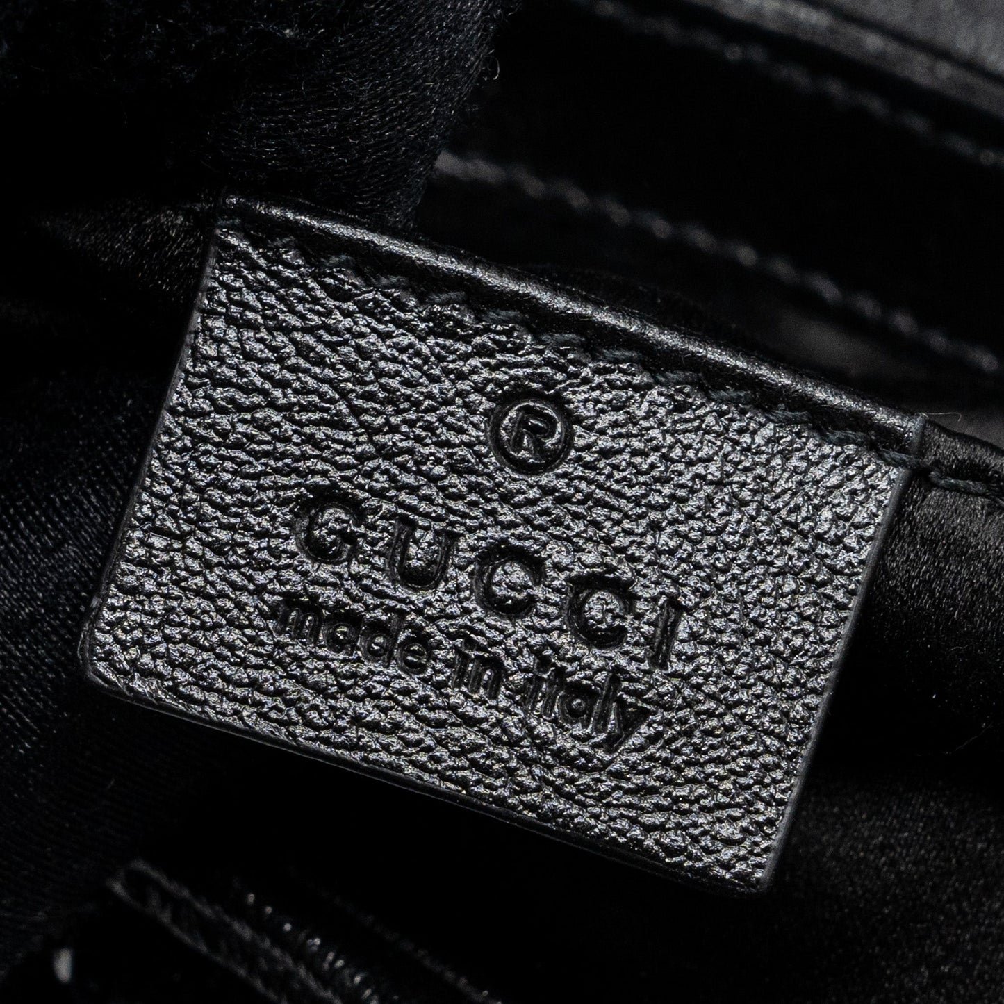 Gucci Mini GG Marmont Matelasse Bag Sequin Black SHW