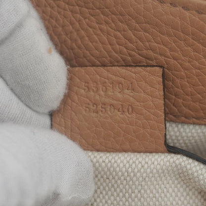 GUCCI Soho Medium Leather Tote Bag Brown 536194