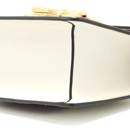 Gucci Mini Top Handle Sylvie Bag Calfskin White