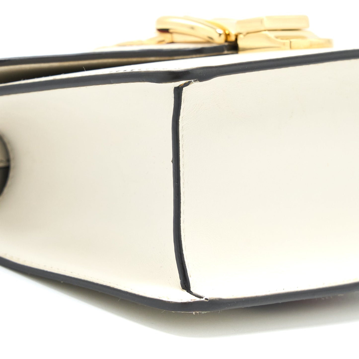 Gucci Mini Top Handle Sylvie Bag Calfskin White