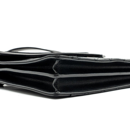 Saint laurent gaby satchel bag lambskin black GHW
