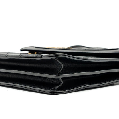 Saint laurent gaby satchel bag lambskin black GHW