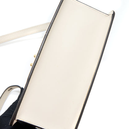 Gucci Mini Top Handle Sylvie Bag Calfskin White