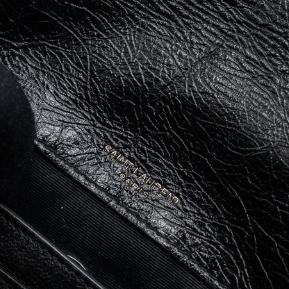 Saint Laurent/YSL Niki Baby Bag vintage Calfskin Black ruthenium hardware