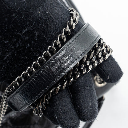 Saint Laurent/YSL Niki Baby Bag vintage Calfskin Black ruthenium hardware