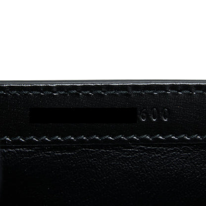Gucci Bamboo 1947 Mini Top Handle Bag Black With Black Hardware