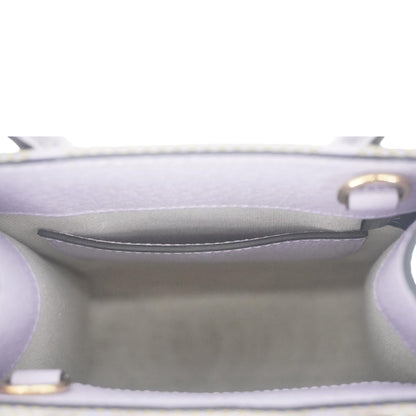 GUCCI Jumbo GG Canvas Mini Tote Bag Purple  671623