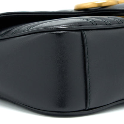 Gucci GG Marmont Small Matelasse Shoulder Bag Black