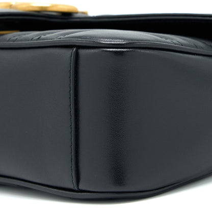 Gucci GG Marmont Small Matelasse Shoulder Bag Black
