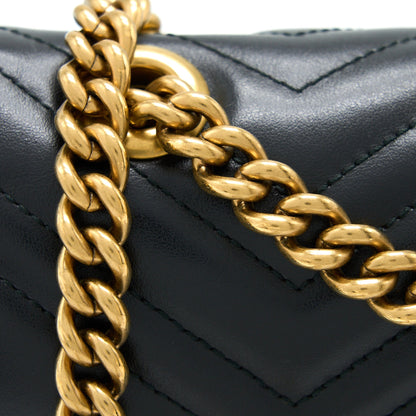 Gucci GG Marmont Small Matelasse Shoulder Bag Black