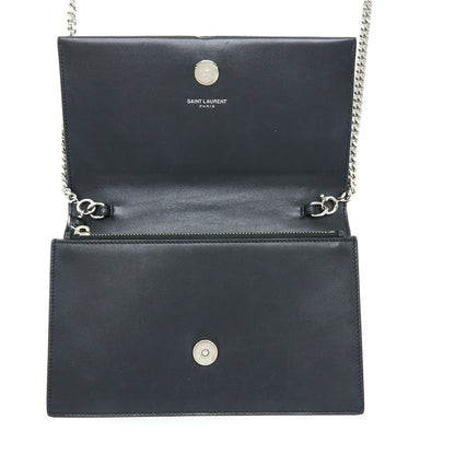 Saint Laurent/ YSL Kate Small Chain Wallet With Tassel Black/Multicolour Limited Edition GHW