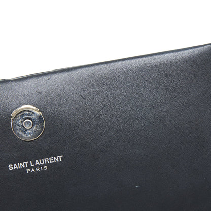 Saint Laurent/ YSL Kate Small Chain Wallet With Tassel Black/Multicolour Limited Edition GHW