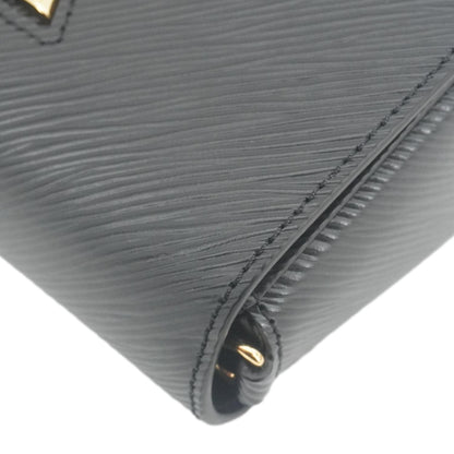 LOUIS VUITTON Twist West Epi Leather Crossbody Pochette Bag Black