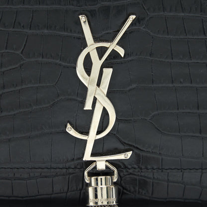 SAINT LAURENT /YSL KATE MEDIUM CHAIN BAG WITH TASSEL BLACK SHW
