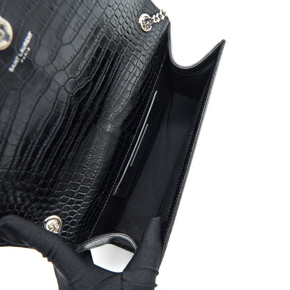 SAINT LAURENT /YSL KATE MEDIUM CHAIN BAG WITH TASSEL BLACK SHW