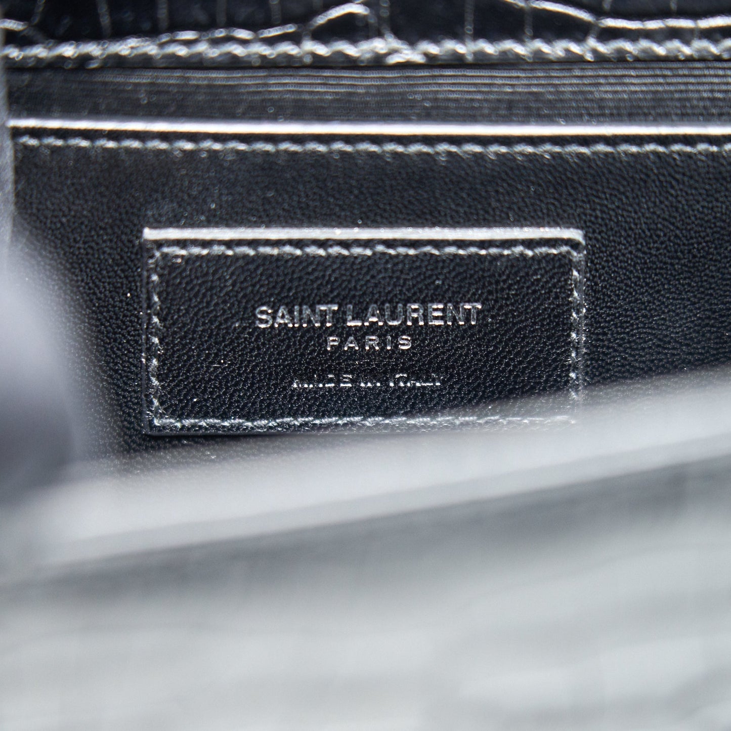 SAINT LAURENT /YSL KATE MEDIUM CHAIN BAG WITH TASSEL BLACK SHW