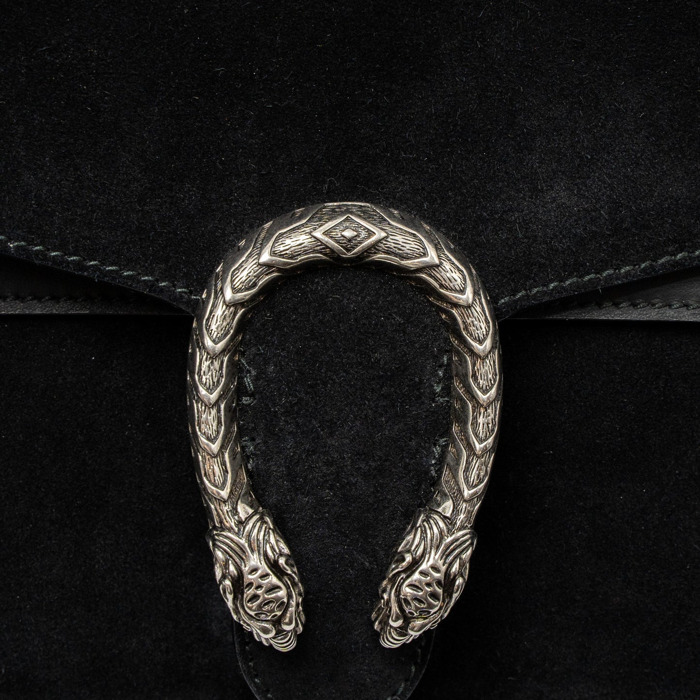 Gucci Small Dionysus Bag Suede Black SHW