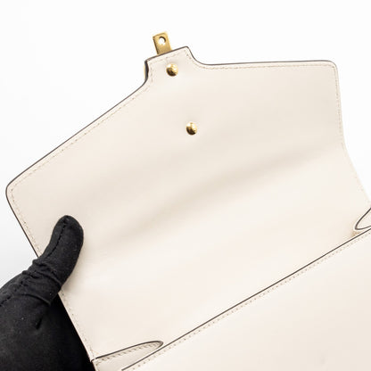 Gucci Medium Sylvie Bag calfskin white