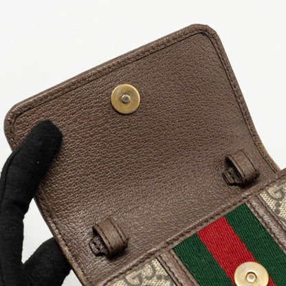 Gucci Ophidia GG vertical flap mini bag GG supermen canvas / calfskin multicolour