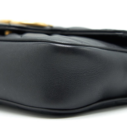 GUCCI GG MARMONT SUPER MINI BLACK