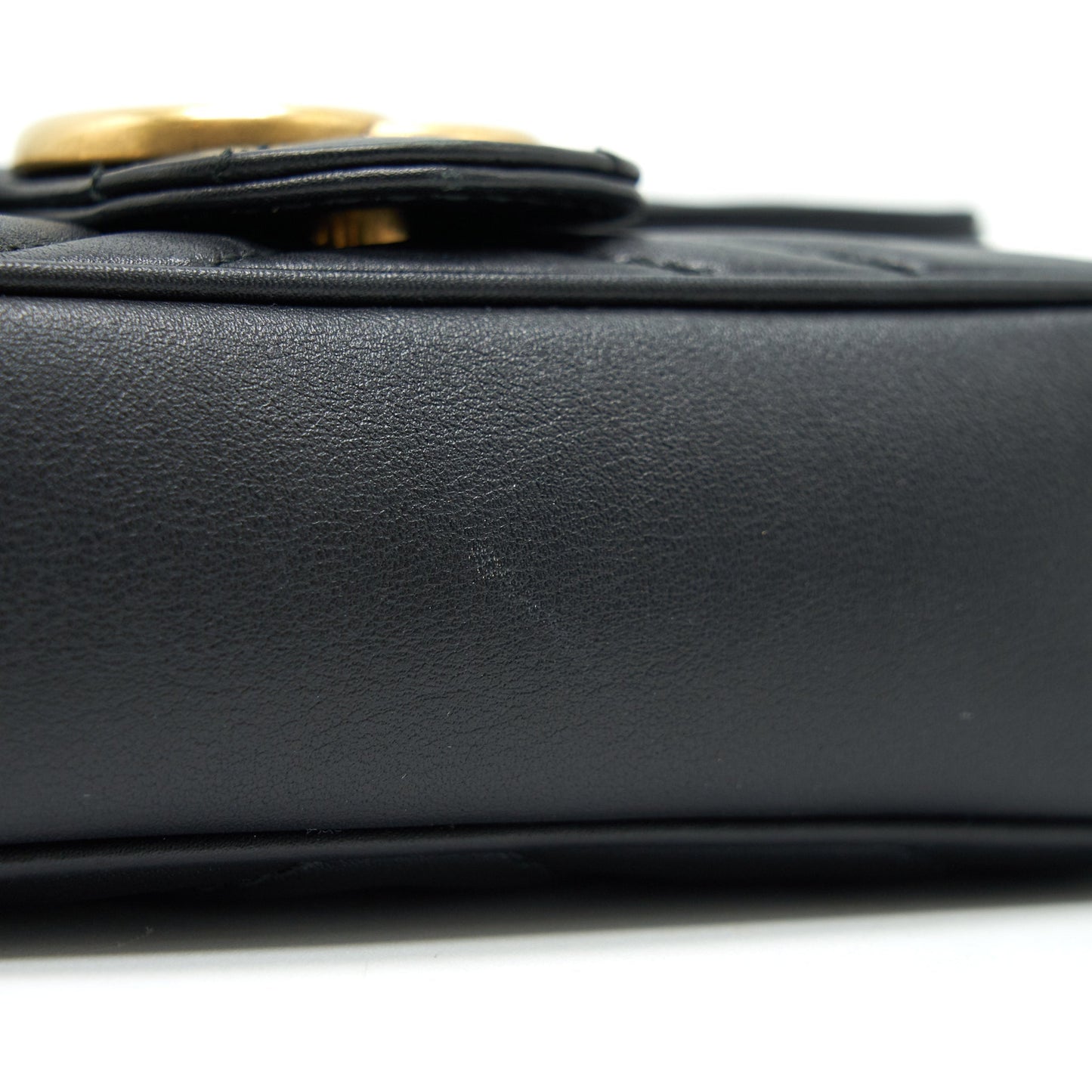 GUCCI GG MARMONT SUPER MINI BLACK