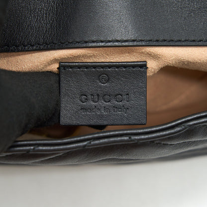 GUCCI GG MARMONT SUPER MINI BLACK