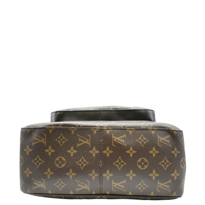 LOUIS VUITTON Josh Monogram Canvas Backpack Bag Brown