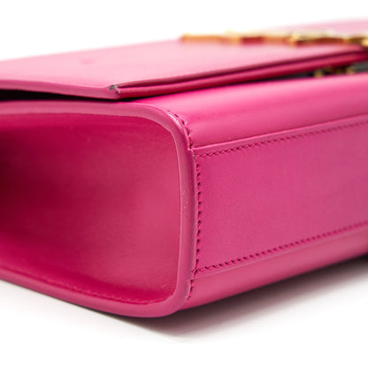 SAINT LAURENT /YSL MEDIUM KATE BAG WITH TASSEL IN HOT PINK
