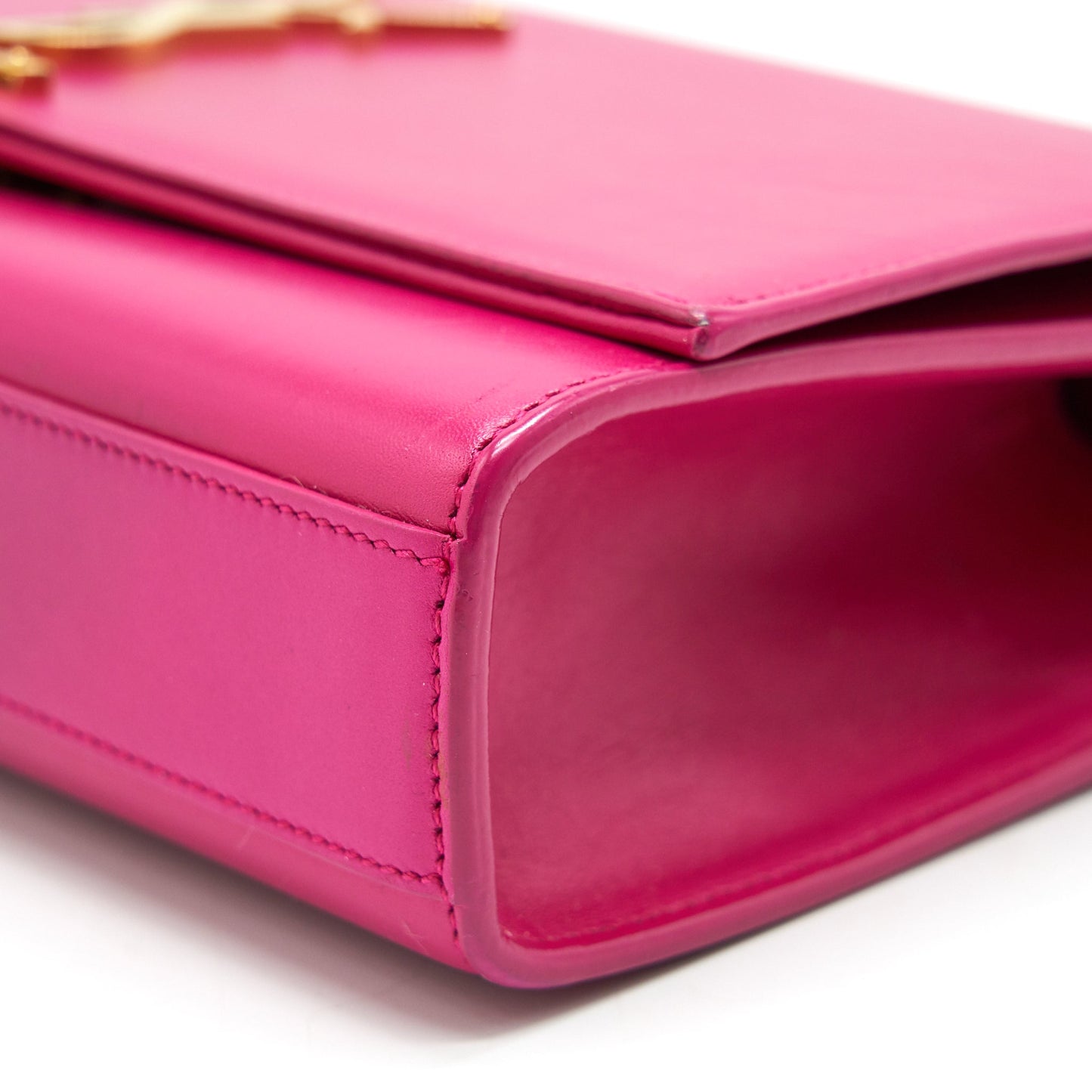 SAINT LAURENT /YSL MEDIUM KATE BAG WITH TASSEL IN HOT PINK