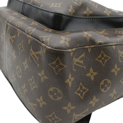 LOUIS VUITTON Josh Monogram Canvas Backpack Bag Brown