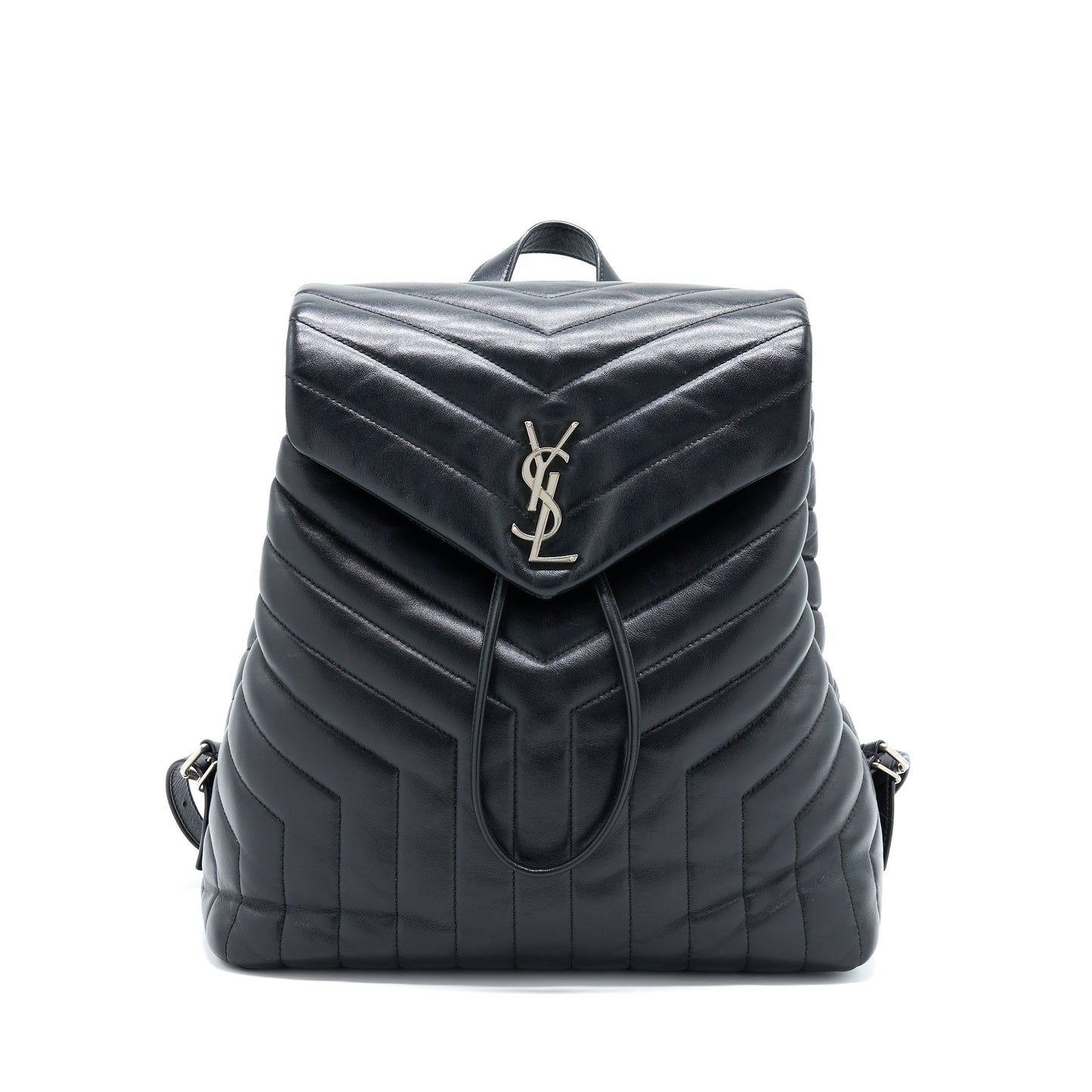 Saint Laurent/YSL Lou Lou Backpack Black SHW