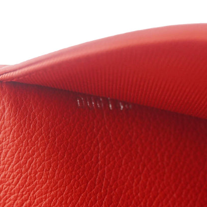 LOUIS VUITTON Lockme II BB  Pebbled Leather Crossbody Bag Rubis